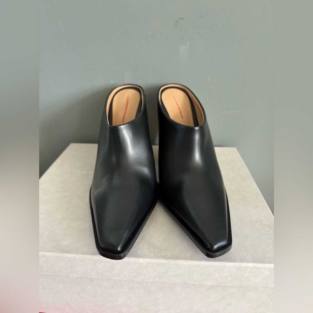$1550 Bottega Veneta Tex leather mules size 37.5 - Picture 9 of 13